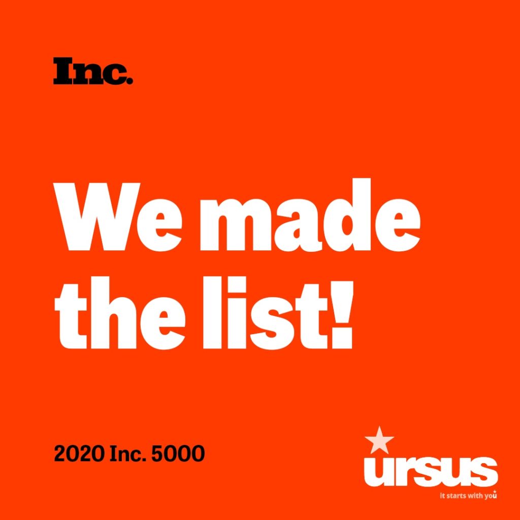 Ursus Makes Inc 5000 List of Fastest Growing Companies